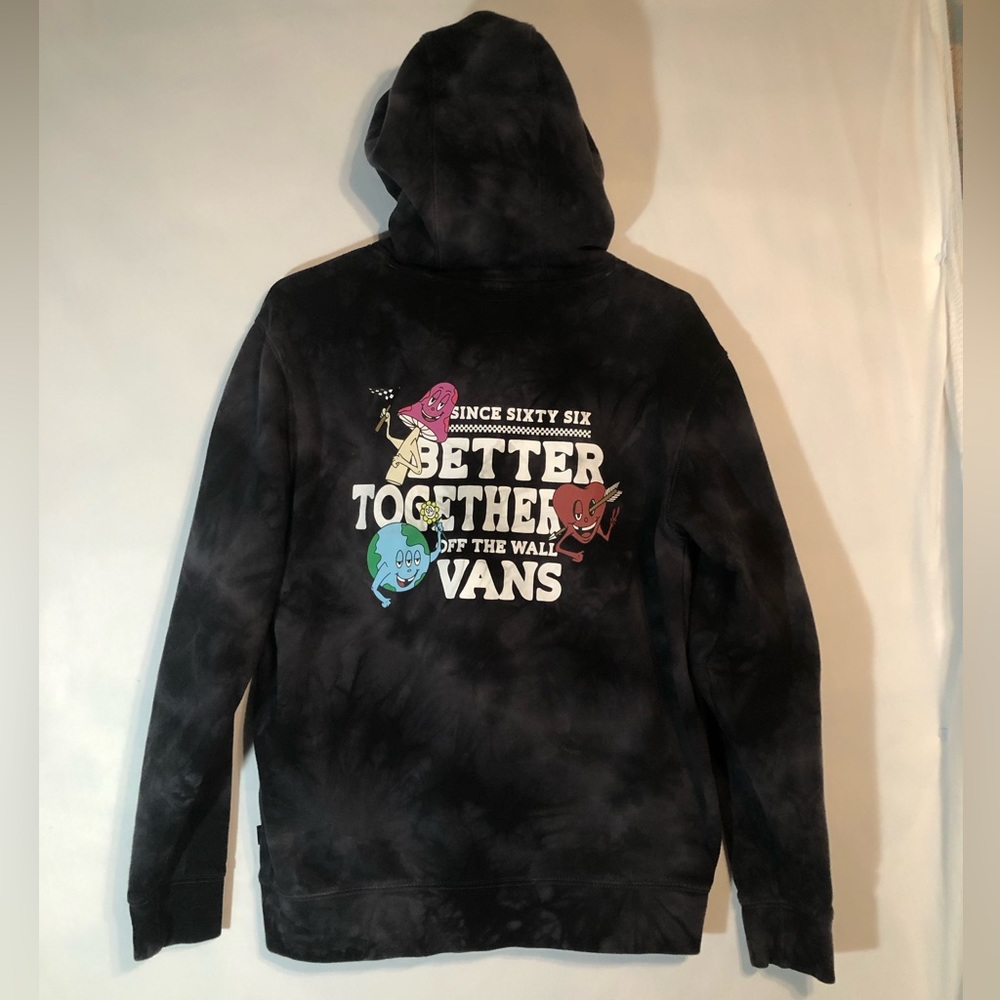 Vans Earth Day Collection Grey Tie Dye Hoodie Mens S